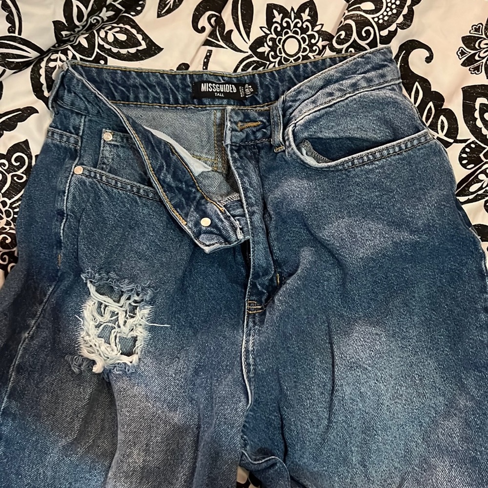 Missguided Tall Dark Denim Jeans
